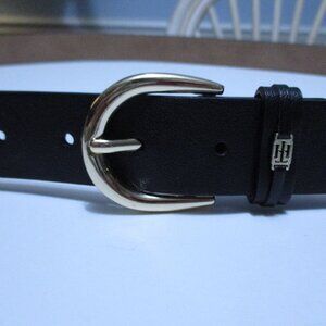 Tommy Hilfiger Men's Black Wide Belt Waist Size 48-54 #1114